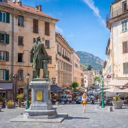 Charmant T1 Plein Centre Corte Au 13 Cours Paoli Wifi Gratuit Calme Lumineux Exterior photo